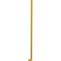 Poteau de protection de coin p&eacute;rim&eacute;trique ajustable, 4" la x 72" h, Jaune Les Distributions ICE