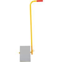 Aluminum Wheel Chock With Handle, 7" W x 11-7/8" D x 7-11/16" H Les Distributions ICE