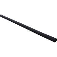 Extruded Rubber Bumper, Rubber, 4-1/8" W x 120" L x 3-7/8" D Les Distributions ICE