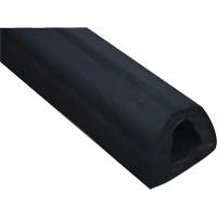 Extruded Rubber Bumper, Rubber, 4-1/8" W x 120" L x 3-7/8" D Les Distributions ICE