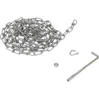 Chaîne &agrave; double boucle avec crochet de suspension Les Distributions ICE