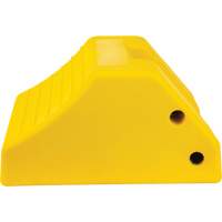 Cale de roue robustes, Ur&eacute;thane, Jaune, 15-1/2" la x 17-7/10" p x 10" h Les Distributions ICE