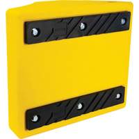 Cale de roue robustes, Ur&eacute;thane, Jaune, 15-1/2" la x 17-7/10" p x 10" h Les Distributions ICE