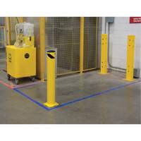 Safety Bollard, Steel, 36" H x 5-1/2" W, Yellow Les Distributions ICE