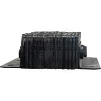 Laminated Dock Bumpers, Vertical, Rubber, 11" W x 4" D x 20" H Les Distributions ICE