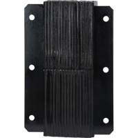 Laminated Dock Bumpers, Vertical, Rubber, 11" W x 6" D x 20" H Les Distributions ICE