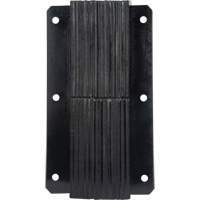 Laminated Dock Bumpers, Vertical, Rubber, 11" W x 4" D x 24" H Les Distributions ICE