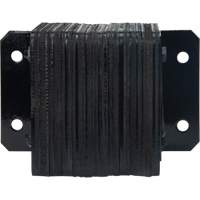 Laminated Dock Bumpers, Horizontal, Rubber, 12" W x 4" D x 10" H Les Distributions ICE