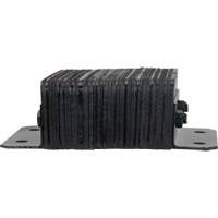 Laminated Dock Bumpers, Horizontal, Rubber, 12" W x 4" D x 10" H Les Distributions ICE