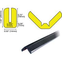 Butoir de protection de rebords mod&egrave;le W 1M, Longueur 3,25' (0,99 m) Les Distributions ICE