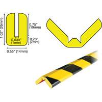 Butoir de protection de rebords mod&egrave;le W 5M, Longueur 16,42' (5 m) Les Distributions ICE