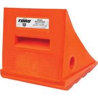 Cale-roue polyvalente de 15 tonnes, Ur&eacute;thane, Orange Les Distributions ICE