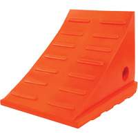 Cale-roue polyvalente de 35 tonnes, Ur&eacute;thane, Orange Les Distributions ICE