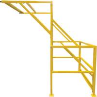 Barri&egrave;re de s&eacute;curit&eacute; pour mezzanine, 70" lo x 77" ha, 78" &eacute;lev&eacute;e, Jaune Les Distributions ICE