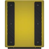 Cale de roue ultra-robuste pour l'exploitation mini&egrave;re Checkers Safety, PEHD, Jaune, 14-1/2" la x 17-1/2" p x 16" h Les Distributions ICE