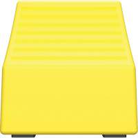 Cale de roue ultra-robuste pour l'exploitation mini&egrave;re Checkers Safety sans support, PEHD, Jaune, 14-1/2" la x 17-1/2" p x 16" h Les Distributions ICE