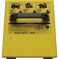 Cale de roue ultra-robuste pour l'exploitation mini&egrave;re Checkers Safety sans support, PEHD, Jaune, 14-1/2" la x 17-1/2" p x 16" h Les Distributions ICE