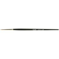 Artist Paint Brush, 3/32" Brush Width, Red Sable, Wood Handle Les Distributions ICE