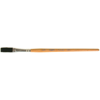 One Stroke Paint Brush, 3/8" Brush Width, Ox Hair, Wood Handle Les Distributions ICE