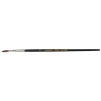 Black Pointed Bristle Artist Brush, 2.1 mm Brush Width, Camel Hair, Wood Handle Les Distributions ICE