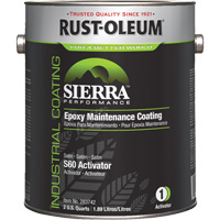 Rev&ecirc;tement dentretien &eacute;poxydique &agrave; base deau Sierra S60 partie 1 activateur, Gallon Les Distributions ICE