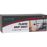 Drop sheet, 400' L x 9' W, Plastic Les Distributions ICE