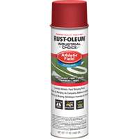 Peinture de lignage pour terrains de sport AF1600, Rouge, Canette a&eacute;rosol Les Distributions ICE