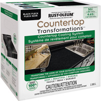Countertop Transformations&reg; Fleck Countertop Coating System, 2.37 L, Kit, Black Fleck Les Distributions ICE