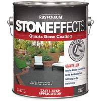 Stoneffects Quartz Stone Coating, 3.78 L, Water-Based, Textured, Grey Les Distributions ICE