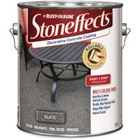 Stoneffects Decorative Concrete Coating, 3.4 L, Solvent-Based, Textured, Grey Les Distributions ICE
