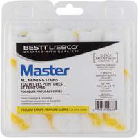 Master Yellow Stripe Mini Roller, 10 mm (3/8") Nap, 101.6 mm (4") L Les Distributions ICE