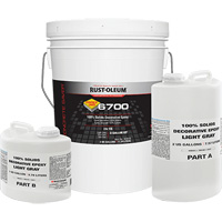 6700 100% Solids Decorative Epoxy, 3 gal., Epoxy-Based, High-Gloss, Grey Les Distributions ICE