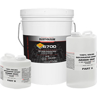 6700 100% Solids Decorative Epoxy, 3 gal., Epoxy-Based, High-Gloss, Grey Les Distributions ICE