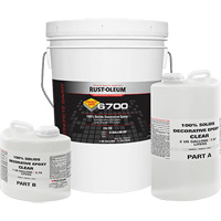 6700 100% Solids Decorative Epoxy, 3 gal., Epoxy-Based, High-Gloss, Clear Les Distributions ICE