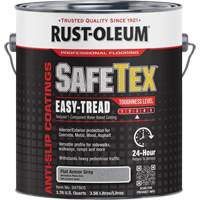 SafeTex&reg; Easy-Tread Acrylic Coating, 1 gal., Water-Based, Flat Finish/Textured, Grey Les Distributions ICE
