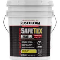 SafeTex&reg; Easy-Tread Acrylic Coating, 4 gal., Water-Based, Flat Finish/Textured, Yellow Les Distributions ICE