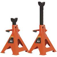 856A Jack Stands, Locking Handle/Ratchet, 6 Ton(s) Capacity, 15-1/2" - 24" H Les Distributions ICE