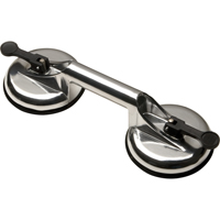Ventouses de levage manuel - Ventouses doubles, 66 lb Capacit&eacute;, 4-5/8", Levier, 13" Longueur de la manche Les Distributions ICE