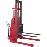Hydraulic Stacker, Electric Operated, 1500 lbs. Capacity, 96" Max Lift Les Distributions ICE