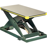 Table &eacute;l&eacute;vatrice hydraulique &agrave; ciseaux Backsaver, Acier, 24" la x 48" lo, Capacit&eacute; 2000 lb Les Distributions ICE