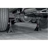 Jack Stands, Locking Pin, 6 tons Capacity, 15-7/10" - 24-2/5" H Les Distributions ICE