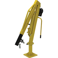 Grue &agrave; fl&egrave;che pour camion actionn&eacute;e par treuil, Capacit&eacute; de 500 lb (0,25 tonne), Limite de 102' Les Distributions ICE