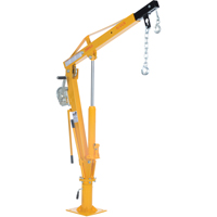 Grue &agrave; fl&egrave;che pour camion actionn&eacute;e par treuil, Capacit&eacute; de 1000 lb (0,5 tonne), Limite de 86-1/2" Les Distributions ICE