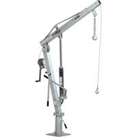 Grue &agrave; fl&egrave;che pour camion actionn&eacute;e par treuil, Capacit&eacute; de 500 lb (0,25 tonne), Limite de 99" Les Distributions ICE