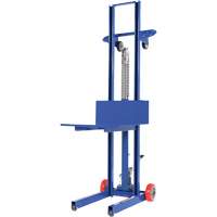 Hydraulic Platform Lift Stacker, Foot Pump Operated, 400 lbs. Capacity, 51-1/8" Max Lift Les Distributions ICE
