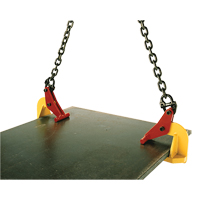 Pince de levage pour plaques horizontales Topal TLH10 0-150, 22000 lb (11 tonnes) max., M&acirc;choires 0" - 5-7/8" Les Distributions ICE