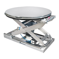 EZ Loader&reg; SS Self-Levelling Pallet Positioner - 100% Stainless Steel, 43" L x 43" W, 4000 lbs. Cap. Les Distributions ICE
