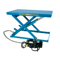 Table &eacute;l&eacute;vatrice &agrave; ciseaux &eacute;lectrique-hydraulique LoProfile, Acier, 32-1/2" lo x 23-1/2" la, Capacit&eacute; 550 lb Les Distributions ICE