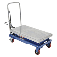 Pneumatic Hydraulic Scissor Lift Table, Steel, 35-1/2" L x 20" W, 800 lbs. Cap. Les Distributions ICE