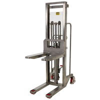 Hefti-Lift Load Stacker, Foot Pump Operated, 880 lbs. Capacity, 59" Max Lift Les Distributions ICE